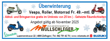 Motorrad Überwinterung